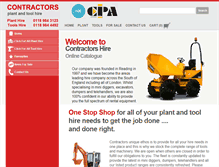Tablet Screenshot of contractorshire.co.uk